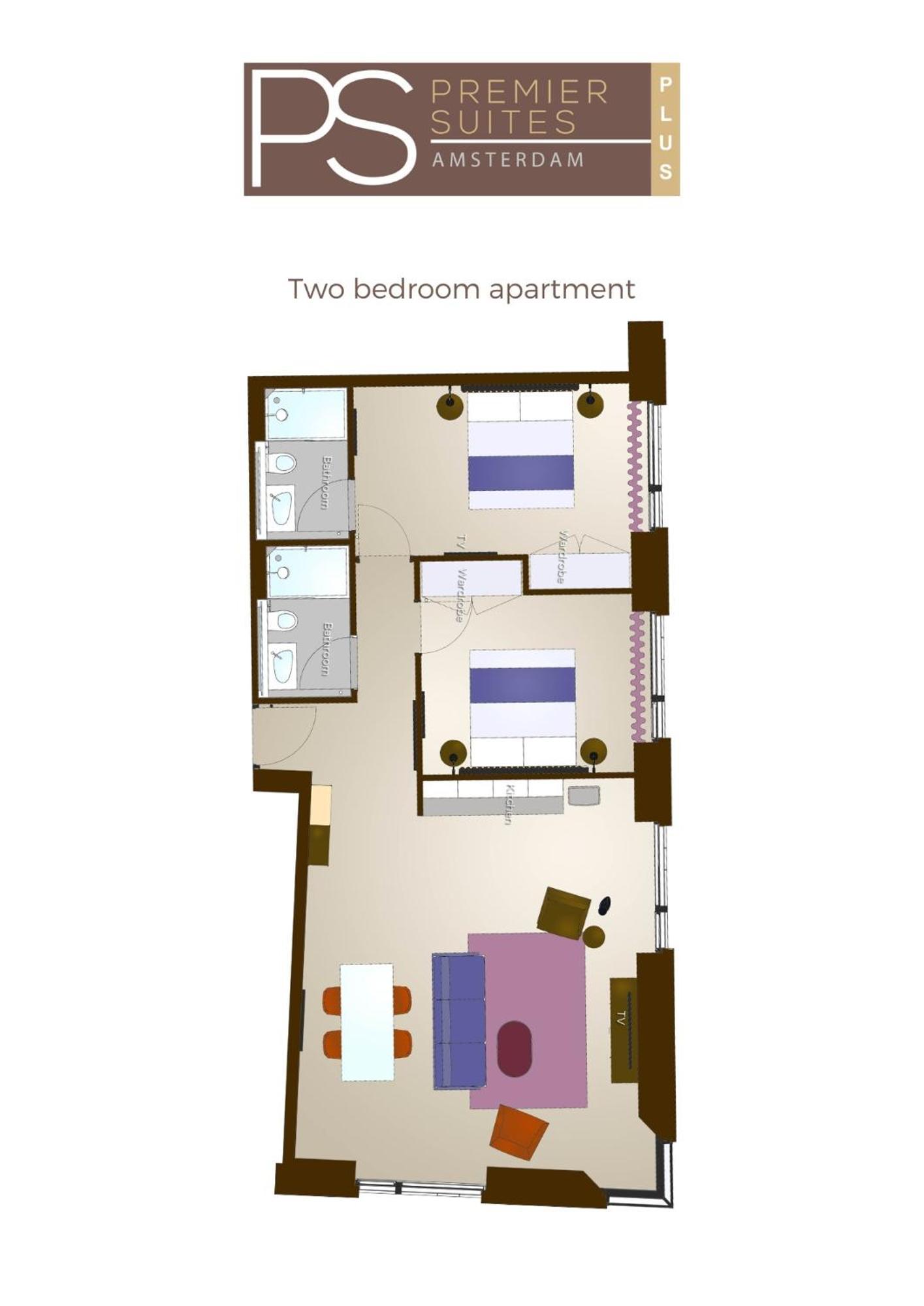 Premier Suites Amsterdam Bilik gambar