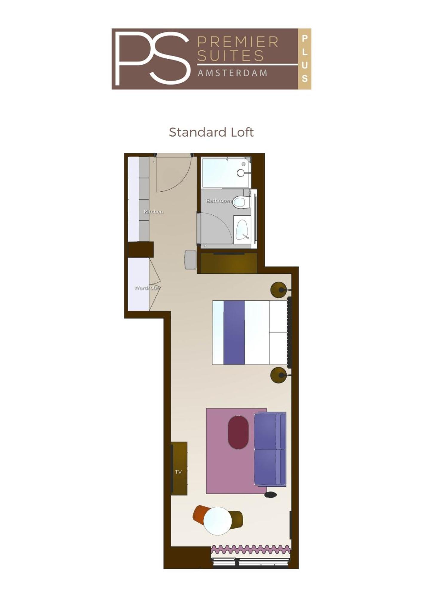 Premier Suites Amsterdam Bilik gambar