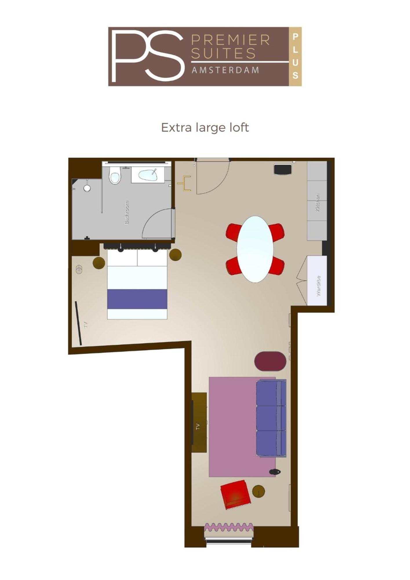 Premier Suites Amsterdam Bilik gambar